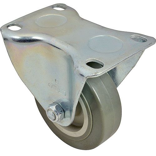 Allpoints 1201022 3" Plate Caster Rgd, Gry