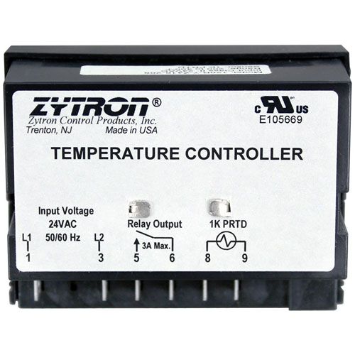 Accutemp ACCAT0E2559-6 24VAC Temperature Controller RTD Gas Thermostat, 200-400F TEMP, 6EA 1/4" TAB Terminals, 3/16" D-STEM