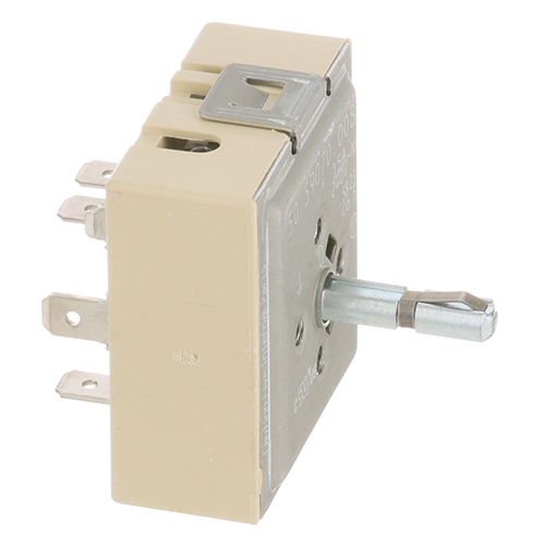 APW 1301602 Infinite Switch W/ 4 Screw Holes, 6 Term & Clip, 240V, 15 AMP