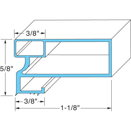 Arctic Air 5304506125 Door Gasket 31 1/4" X 61 5/8"