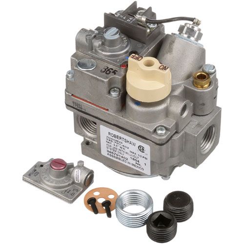 Bakers Pride R3124X Fryers NAT Gas Combination Valve W/ Pressure Regulator, 1/2" FPT IN X 3/4" FPT OUT