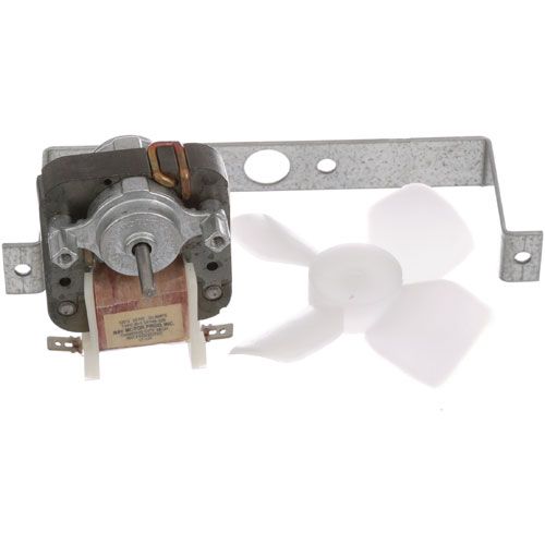 Beverage Air 32C14S006A Fan Motor, 120V, with Bracket and 4-Inch Fan