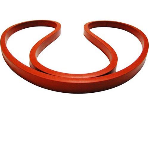 BKI (Barbeque King) G0016 Orange Silicone Lid Gasket, 18" OD. DIA. X 0.646" X 0.420"