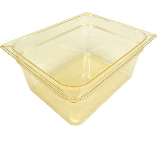 Carlisle Foodservice 10422B13 1/2 Size Food Pan 6 In Deep, Hi-Temp Amber