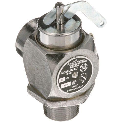 Cleveland KE54941-2 1/2" NPT Cast Body Vacuum Breaker W/ Chrome Metal Cap