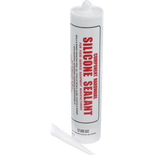 Component Hardware Group CHGM90-1018 Silicone Sealant, Food Grade, Red 500F, 10.3oz Cartridge