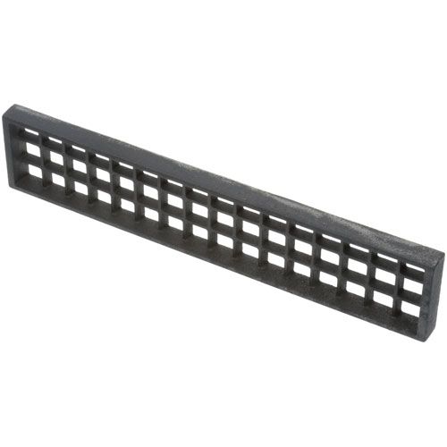 Comtec Industries LRB-02 Cast Iron Bottom Grate,4" X 19-15/16",17 Cross Bars,4 Ribs