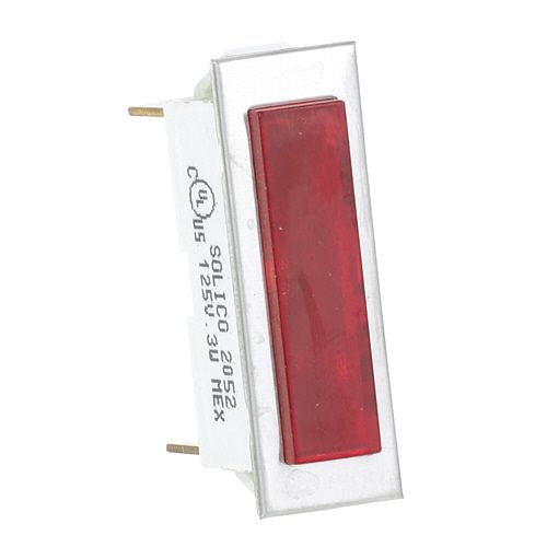 Crown Steam PE-139 Signal Light 3/8" X 1-5/16" Red 125V