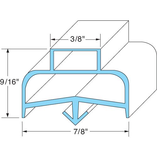 Delfield 1701087 Door Gasket