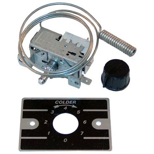 Delfield 2194536-S Temperature Control W/ Coiled Bulb, Knob & Dial Plate, 36" Cap