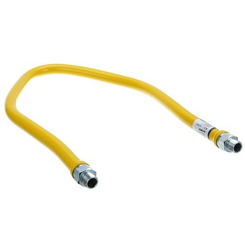 Dormont 44-S0157-60 3/4" x 60" S/S Yellow Gas Hose, 350°F