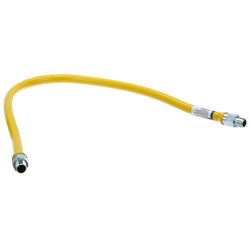 Dormont 68005945 1/2" x 48" S/S Yellow Gas Hose