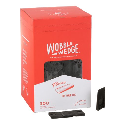 Focus Foodservice 4300 Wobble Wedge, Flexible , Black, Jar/300