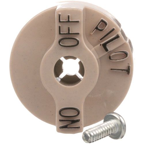 Frymaster 8100109 Valve Knob 1-1/4 DIA, OFF-PILOT-ON, Mounts with Screw