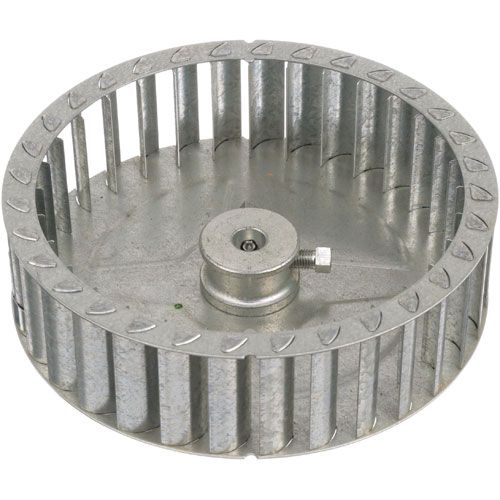 Garland 228130 Blower Wheel 7-1/8"DIA, 2"W, 1/2" Hole, Flat Back, CCW Rotation, Puller Hub, 2 Set Screws