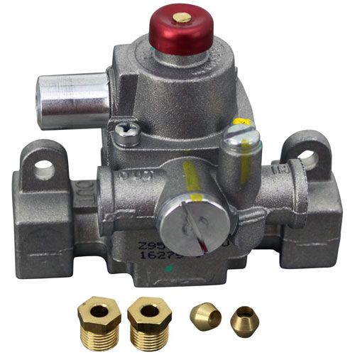 Garland CKG01479-01 3/8" FPT Gas In/out Safety Valve W/ 3/16" CCT Reducer Fittings