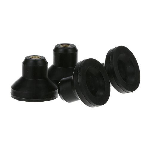 Globe 40 Rubber Foot (Set 4) 1-1/8H Female Thread