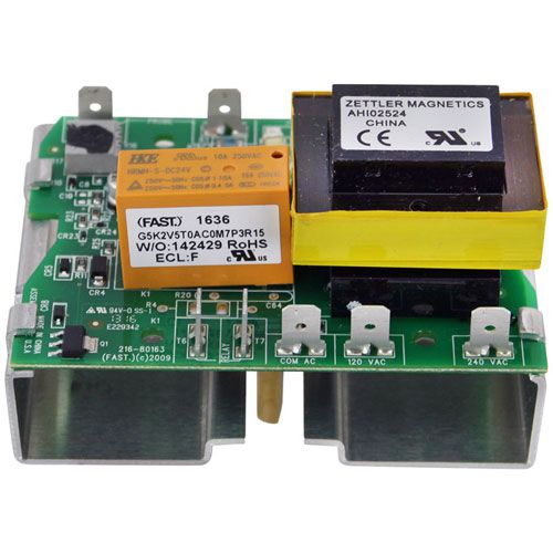 Hobart 00-416471-00001 Temp Controller W/ Potentiometer, 3/16" D-SHAFT, 150-450 degree, 7 EA 1/4" MALE TABS