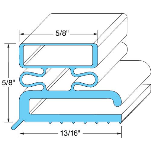 Kairak 04543 Door Gasket 21 1/2" X 23 1/2"