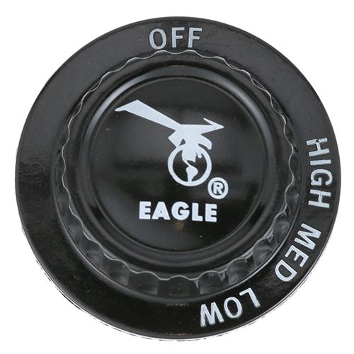 Metal Masters 302095 Knob 2 D, Off-Hi-Med-Lo