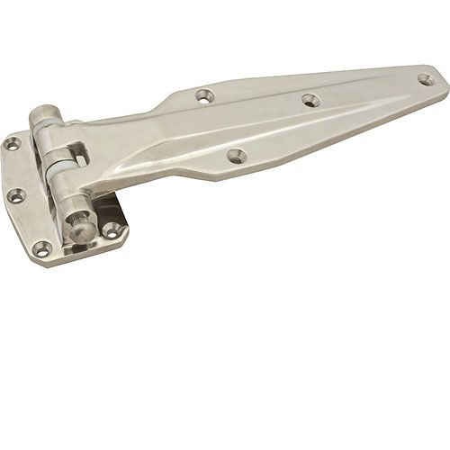 Polar Hardware 414-118 SS Hinge , 1-1/8"Ofst,13-1/8"L,SS