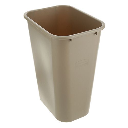 Rubbermaid RBMDFG295700BEIG 11 Gal Trash Can Beige