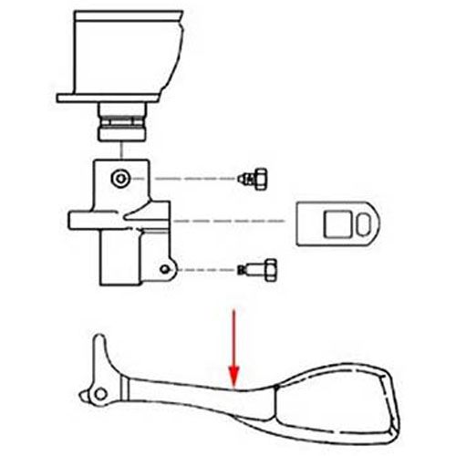 Schaefer 20623 Brass Arm Valve Chrome-Plated 40H - 1/4" ID