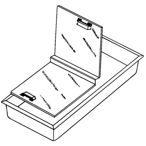 Schaefer 29494 23"L,Ice Cream Cabinet Hinge 