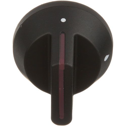 Southbend 1184689 2-1/2" DIA Gas Valve Indicator Knob With Red Strip