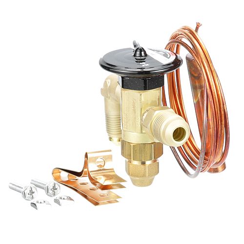 Sporlan C-A-JW Thermostatic Expansion Valve, 3/8 inch Inlet, 1/2 inch Outlet, 60 Capacity