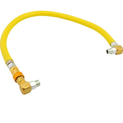 T&S Brass HG-4D-48S Gas Hose Flex Ctd 3/4 X 48 W/90 (4 3/ 4 O.D )