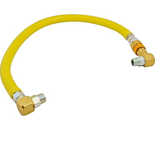 T&S Brass HG-4E-48S Gas Hose Flex Ctd 1 X 48 W/90 (5 3/ 4 O.D )