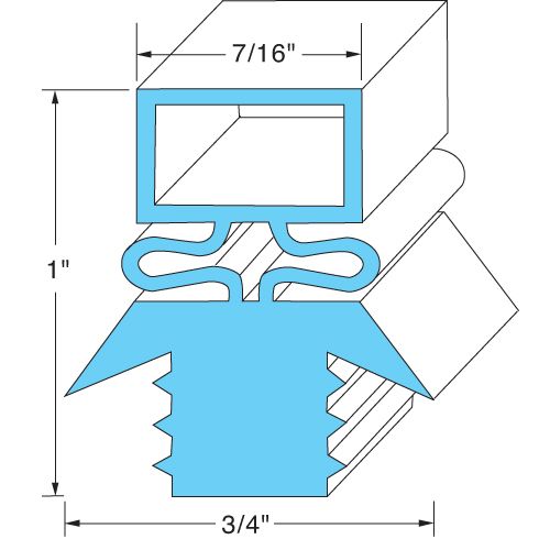 Traulsen 27565 Door Gasket 23-1/2" X 29-1/2"