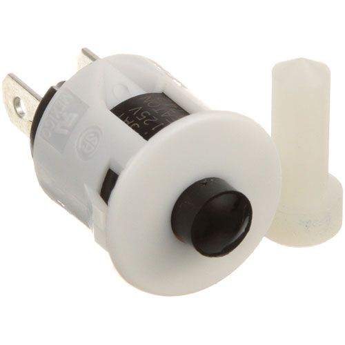 Traulsen 337-28235-00 White Push Button Switch with Actuator, 3/4" Hole 