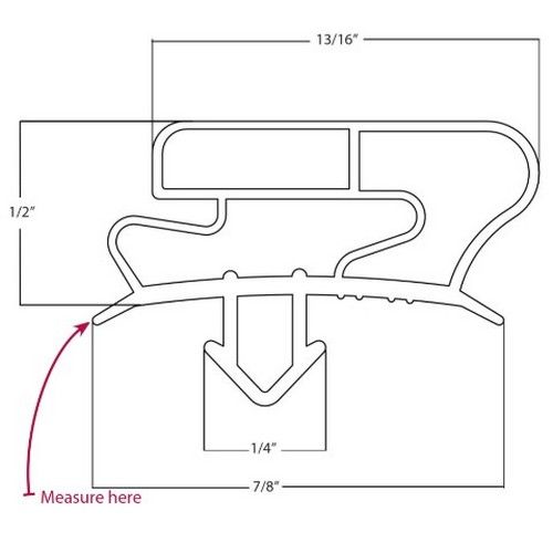 Turbo Air TRBAP2R3300208 Door Gasket