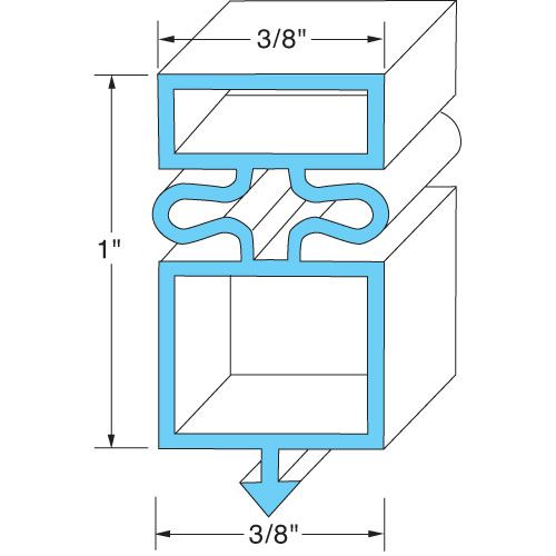 True 810777 Door Gasket - 27-1/4 