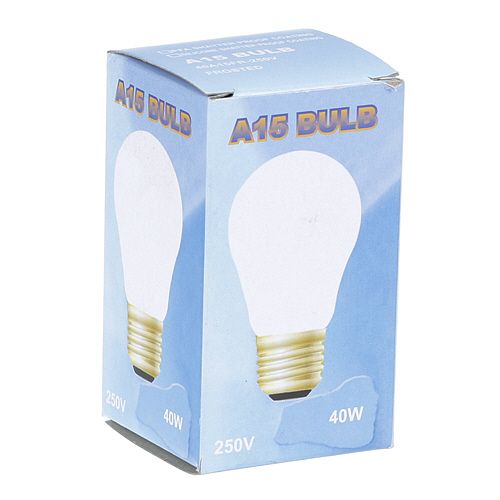 Vulcan Hart 00-342766-00002 40W Bulb with White Frosted Interior, 250V 