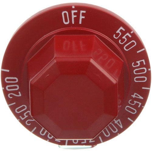 Vulcan Hart 00-498086-00007 Thermostat Dial, Red, 200-550F