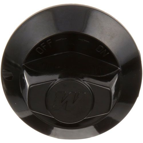 Vulcan Hart 00-719257-00012 Black Knob 2-1/2 D, Off-On